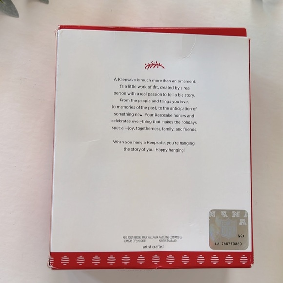 Hallmark Keepsake Ornament Collector’s Series Cam Newton Football Legends - Picture 3 of 10